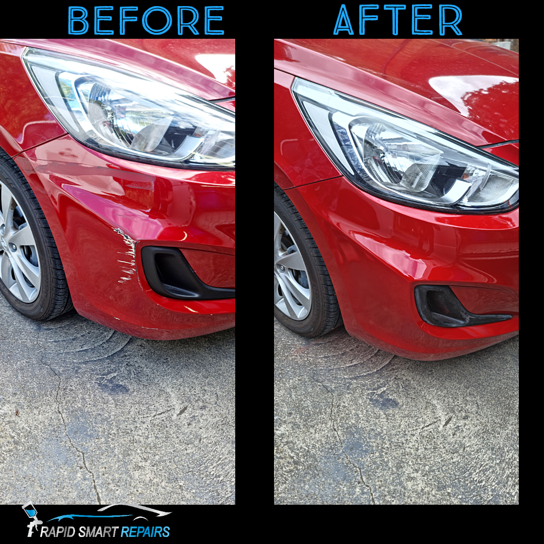 Before and after repair