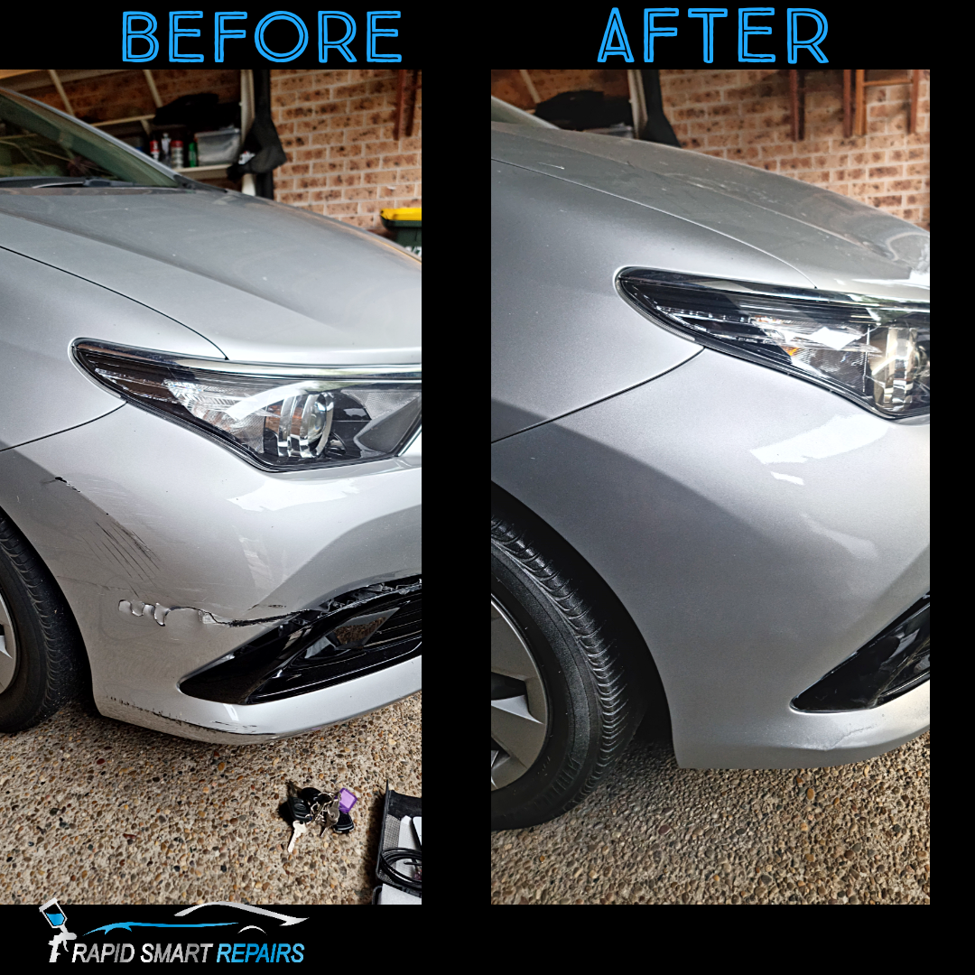 Before and after repair